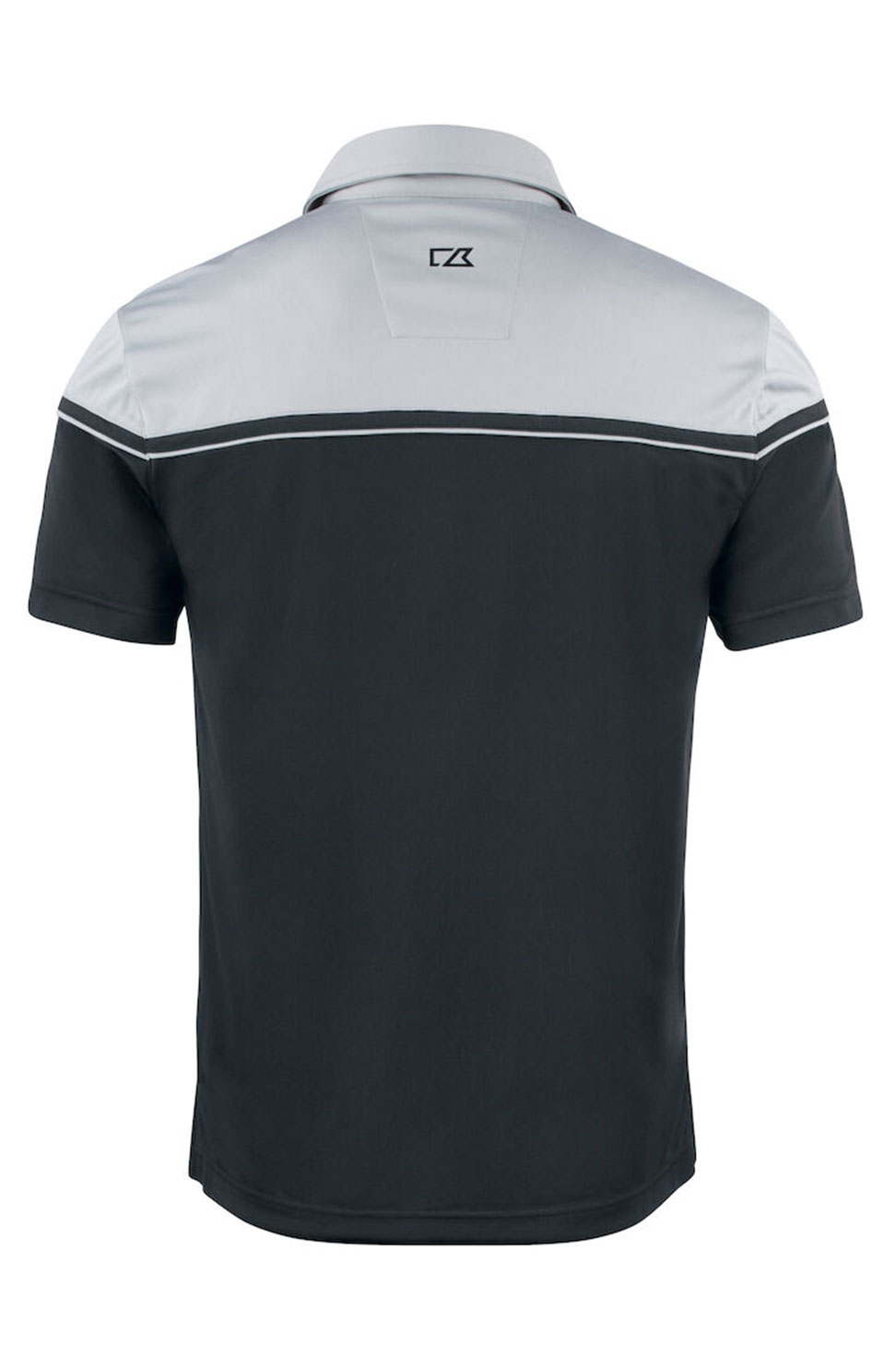 Herren Polo CB 354429 black grey hinten